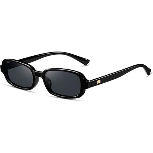 Trendy Retro 90s Small Square Rectangle Sunglasses for Women UV400 Protection - Picture 1 of 6